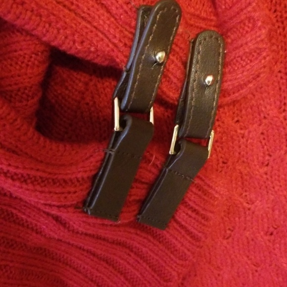 Red cowlneck sweater dress Size Medium. Brand new - Picture 6 of 6